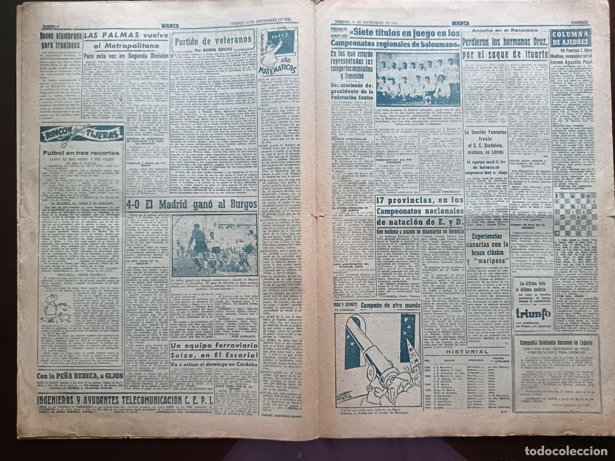 Coleccionismo deportivo: MARCA- N&Uacute;MERO-3066 - 1952 - Foto 4