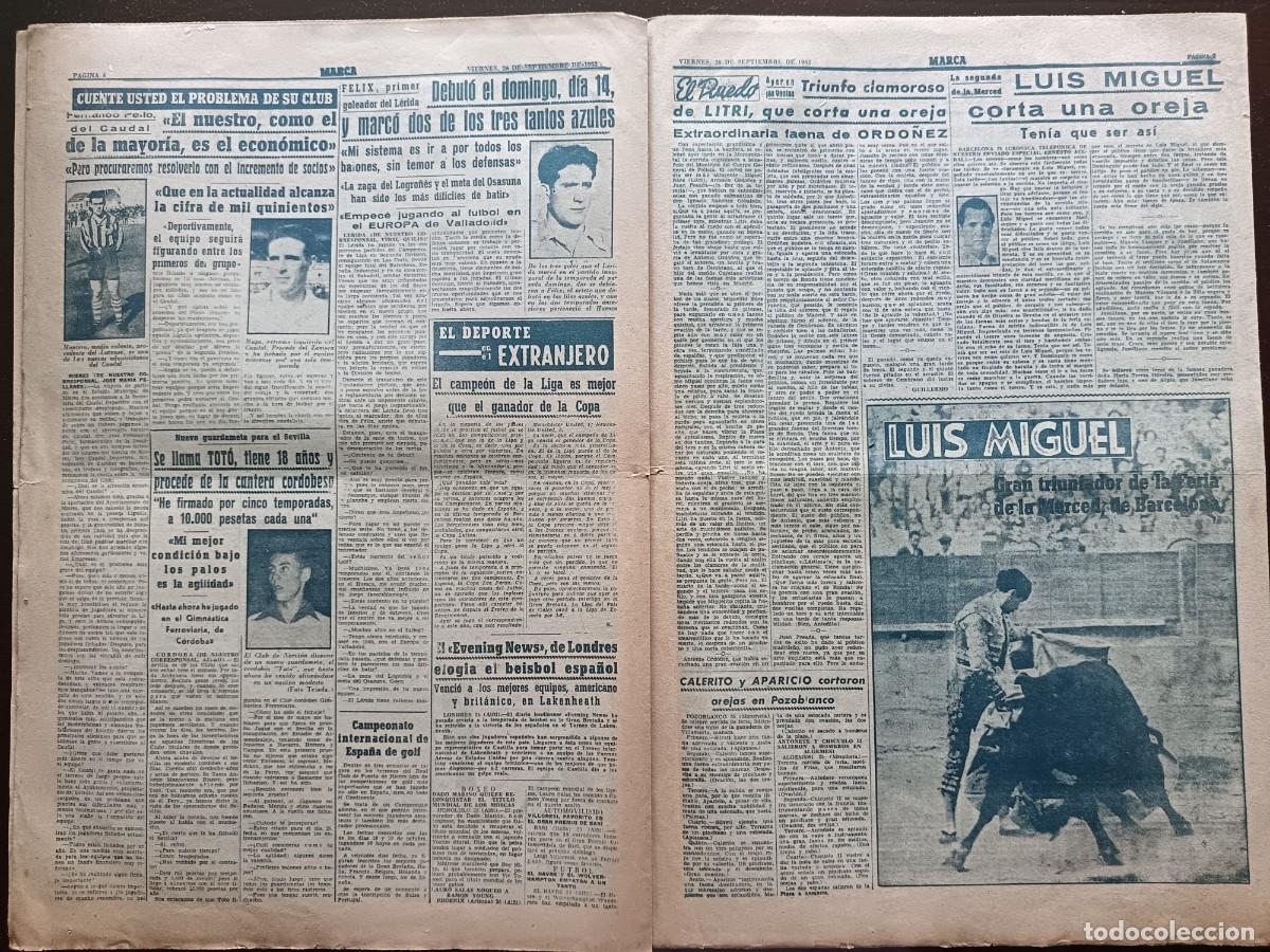 Coleccionismo deportivo: MARCA- N&Uacute;MERO-3066 - 1952 - Foto 5