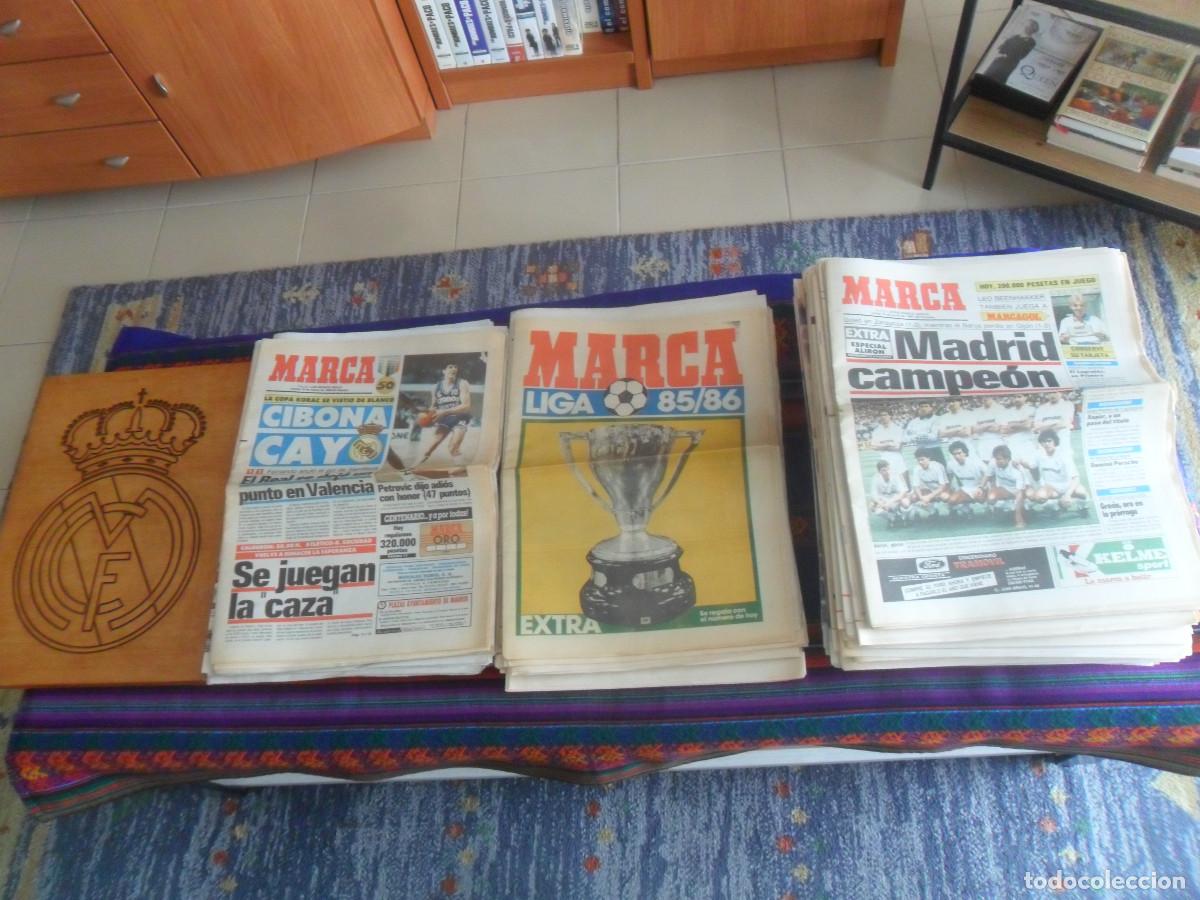 Coleccionismo deportivo: 96 DIARIO AS Y MARCA CON 78 T&Iacute;TULOS REAL MADRID F&Uacute;TBOL Y BALONCESTO 1987 2025 Y MOMENTOS DESTACADOS