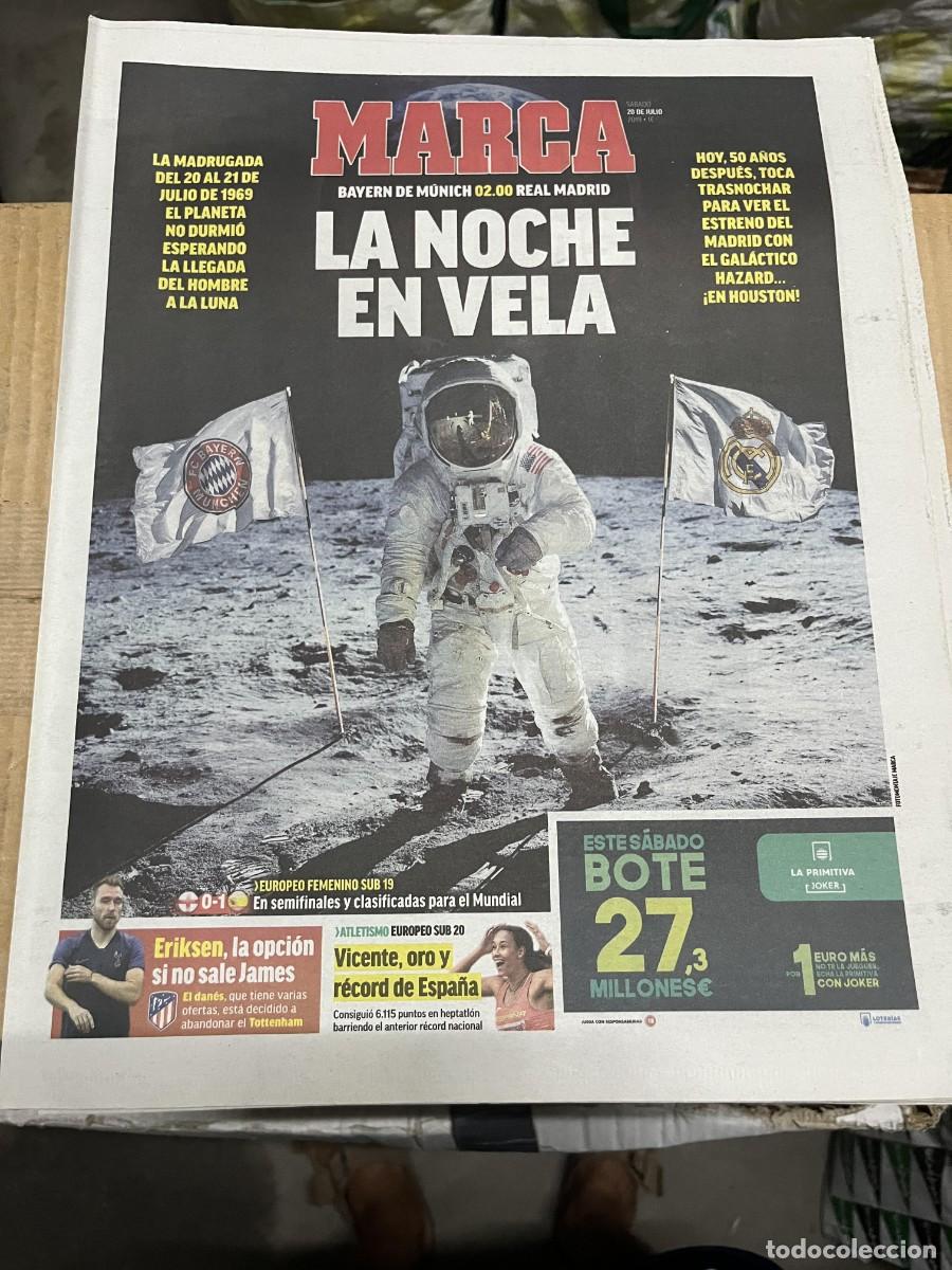 Coleccionismo deportivo: MARCA (20-7-2019) DEBUT HAZARD BAYERN MUNCHEN REAL MADRID EL HOMBRE A LA LUNA