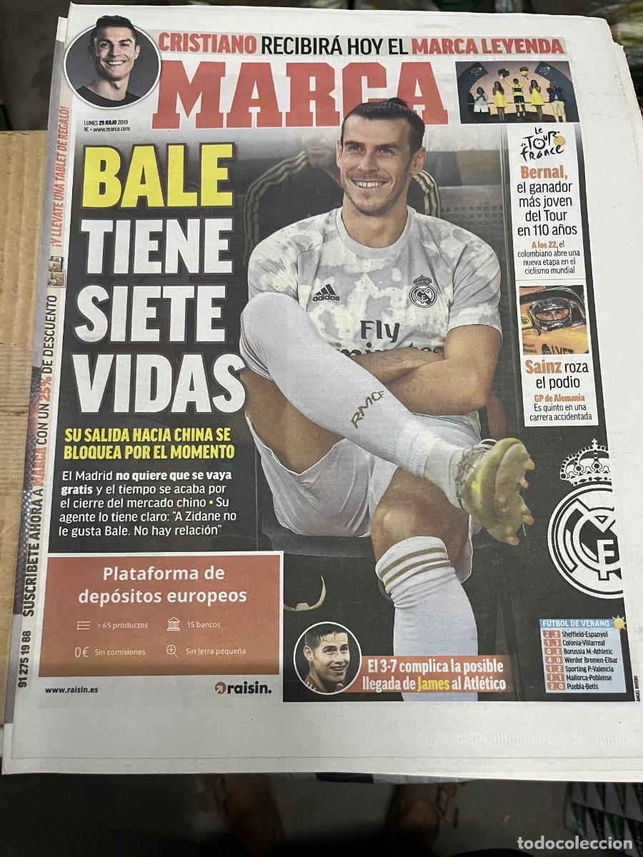 Coleccionismo deportivo: MARCA (29-7-2019) GARETH BALE REAL MADRID CR7 CRISTIANO RONALDO MARCA LEYENDA TOUR FRANCIA