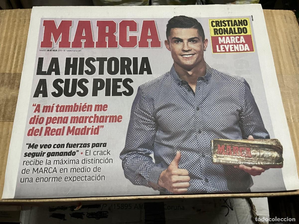 Coleccionismo deportivo: MARCA (30-7-2019) CAMPEON TROFEO LEYENDA MARCA CRISTIANO RONALDO CR7