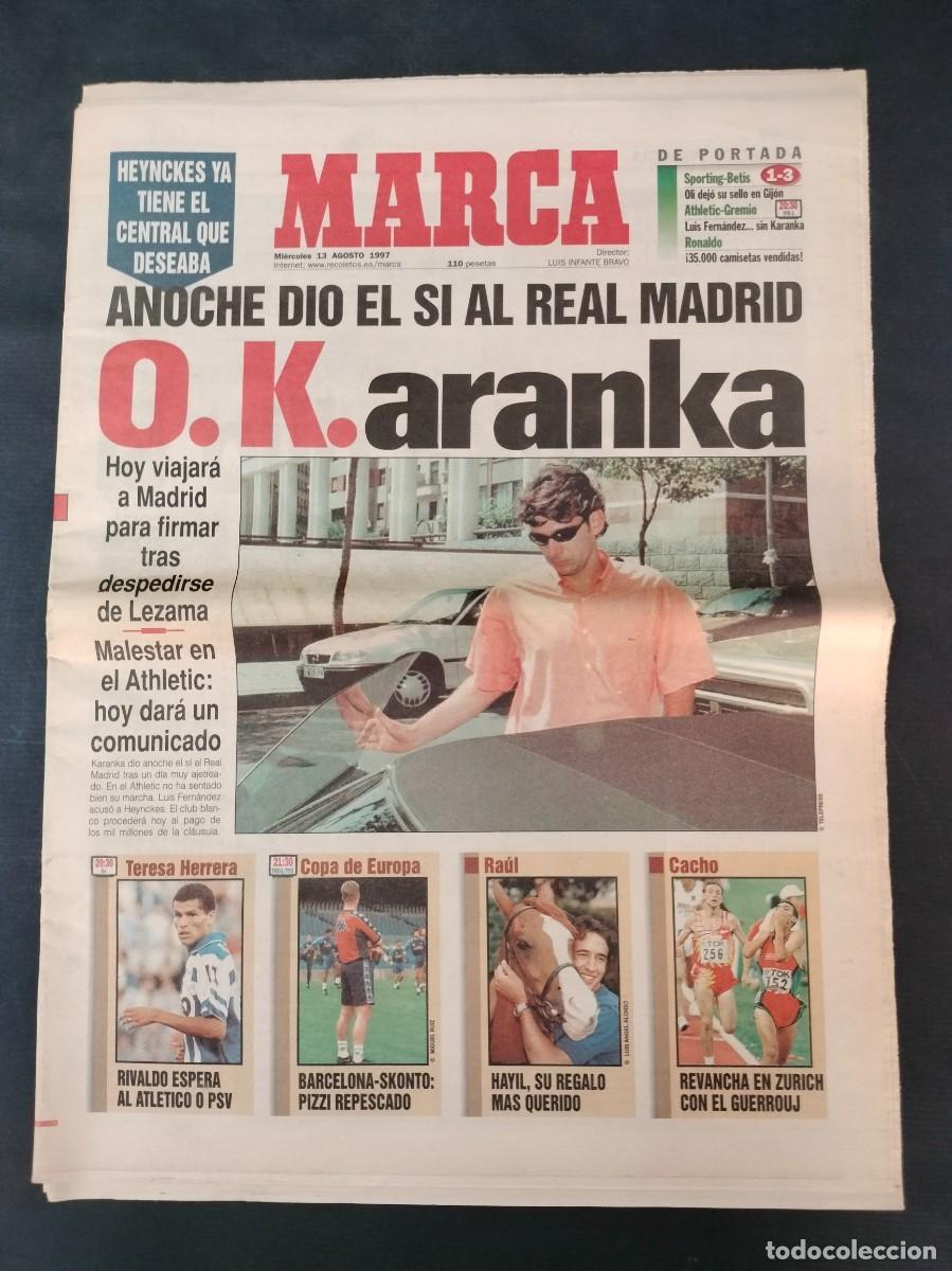 Sammelleidenschaft Sport: DIARIO MARCA 13 AGOSTO 1997 TERESA HERRERA DEPOR VASCO DA GAMA EXCELENTE!!