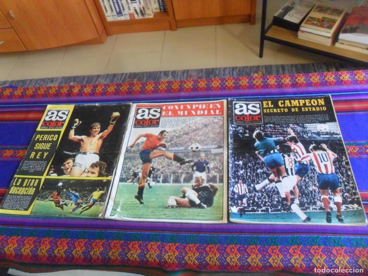 Coleccionismo deportivo: AS COLOR N&ordm;S 98 P&Oacute;STER 94 UD SALAMANCA 72 73 Y 127 CELTA DE VIGO 1973 1974. REGALO N&ordm; 205 SIN P&Oacute;STER