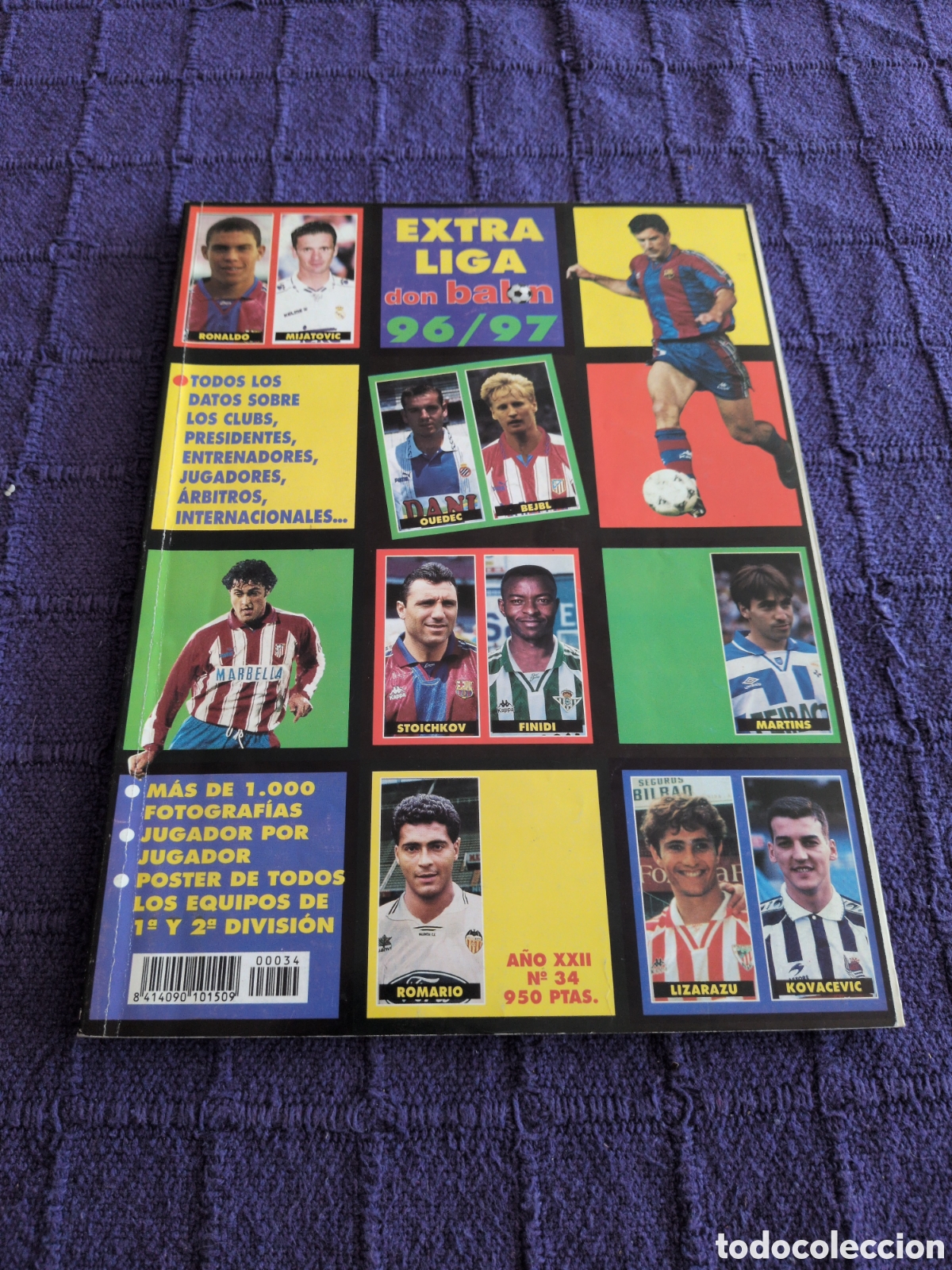 Coleccionismo deportivo: Revista Don Balon Extra Liga 96-97. Extra N&deg;34.