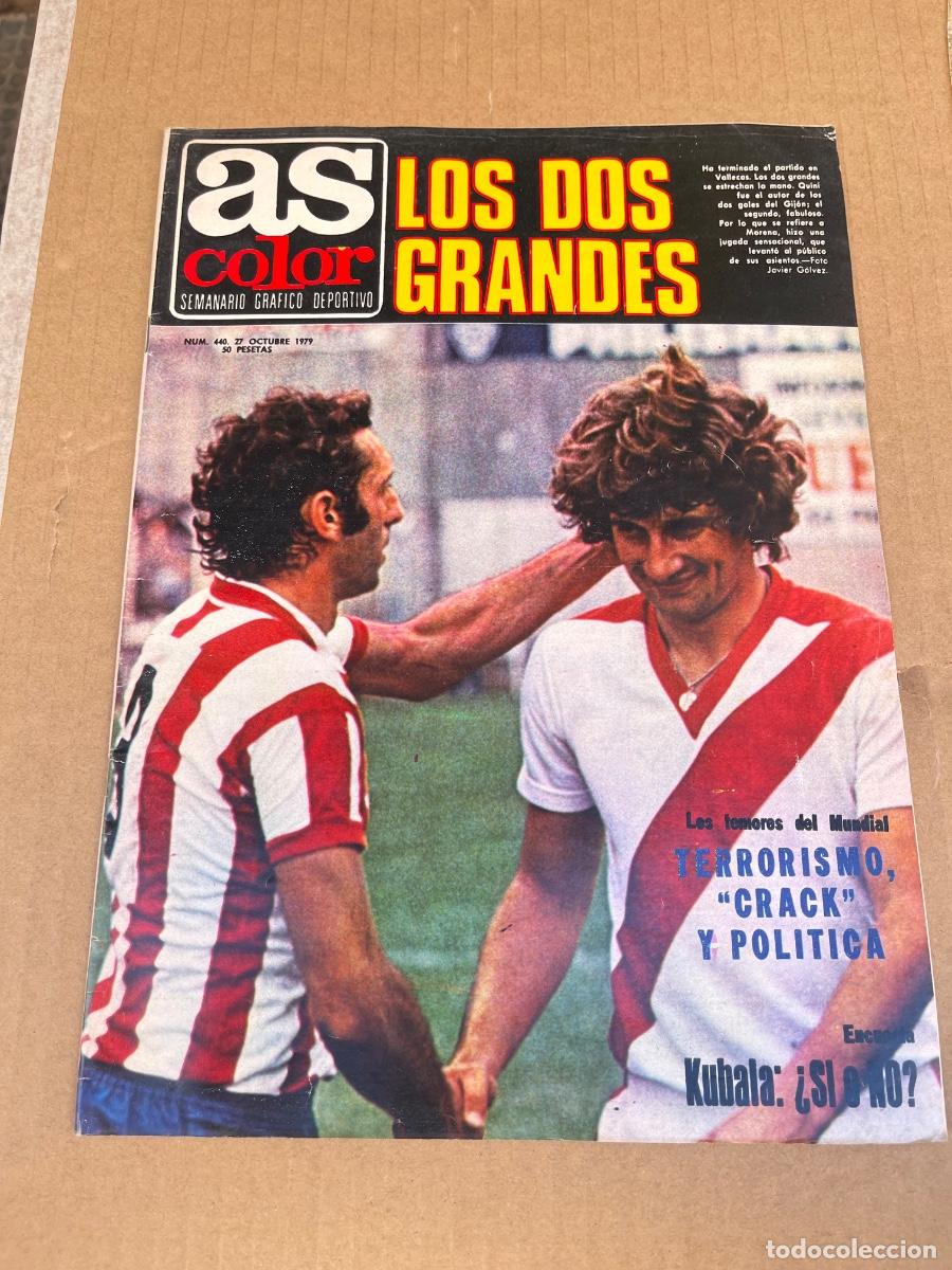 Coleccionismo deportivo: REVISTA SEMANARIO GRAFICO DEPORTIVO AS COLOR N&ordm; 440 POSTER SAN ANDRES Y JEREZ