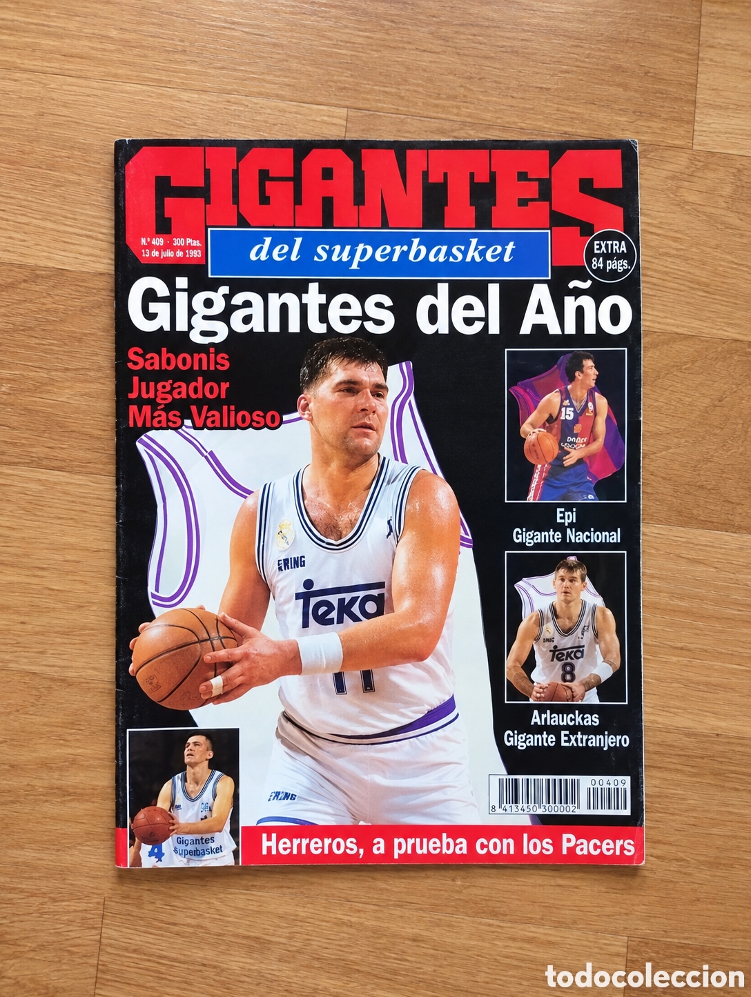 Coleccionismo deportivo: revista gigantes del basket 1993 &ndash; sabonis y gigantes del a&ntilde;o &ndash; baloncesto retro