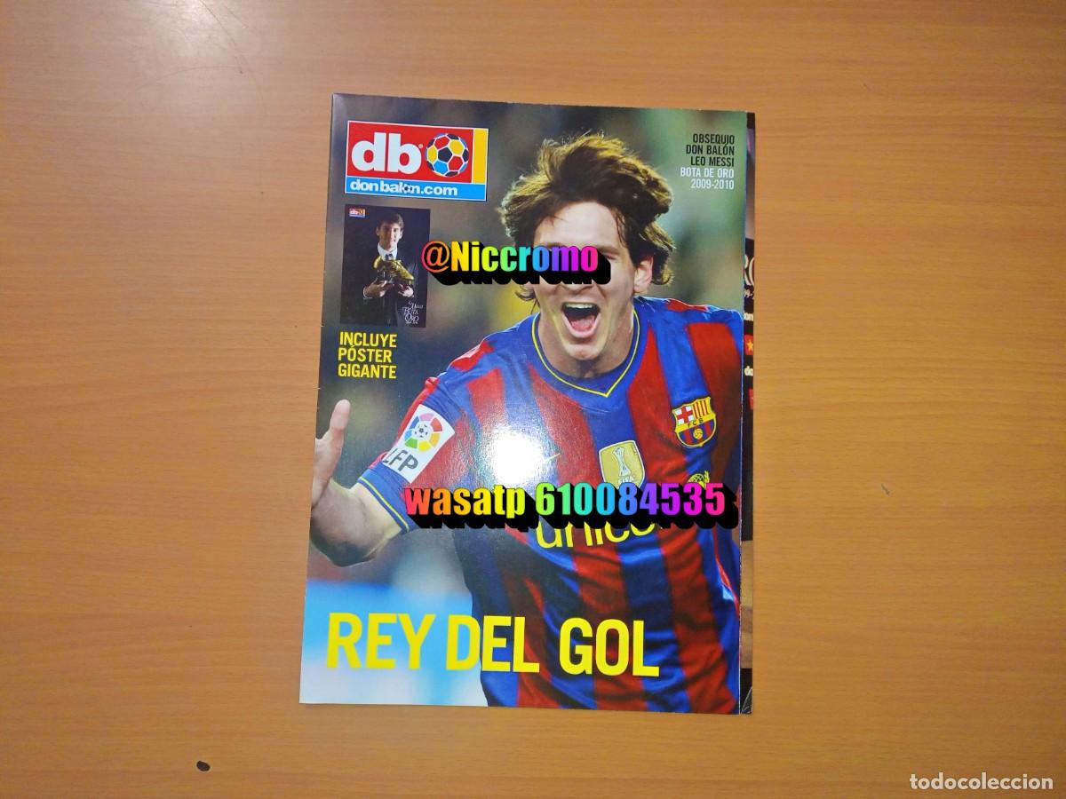 Coleccionismo deportivo: messi barcelona poster gigante don balon de oro 2009 niccromo