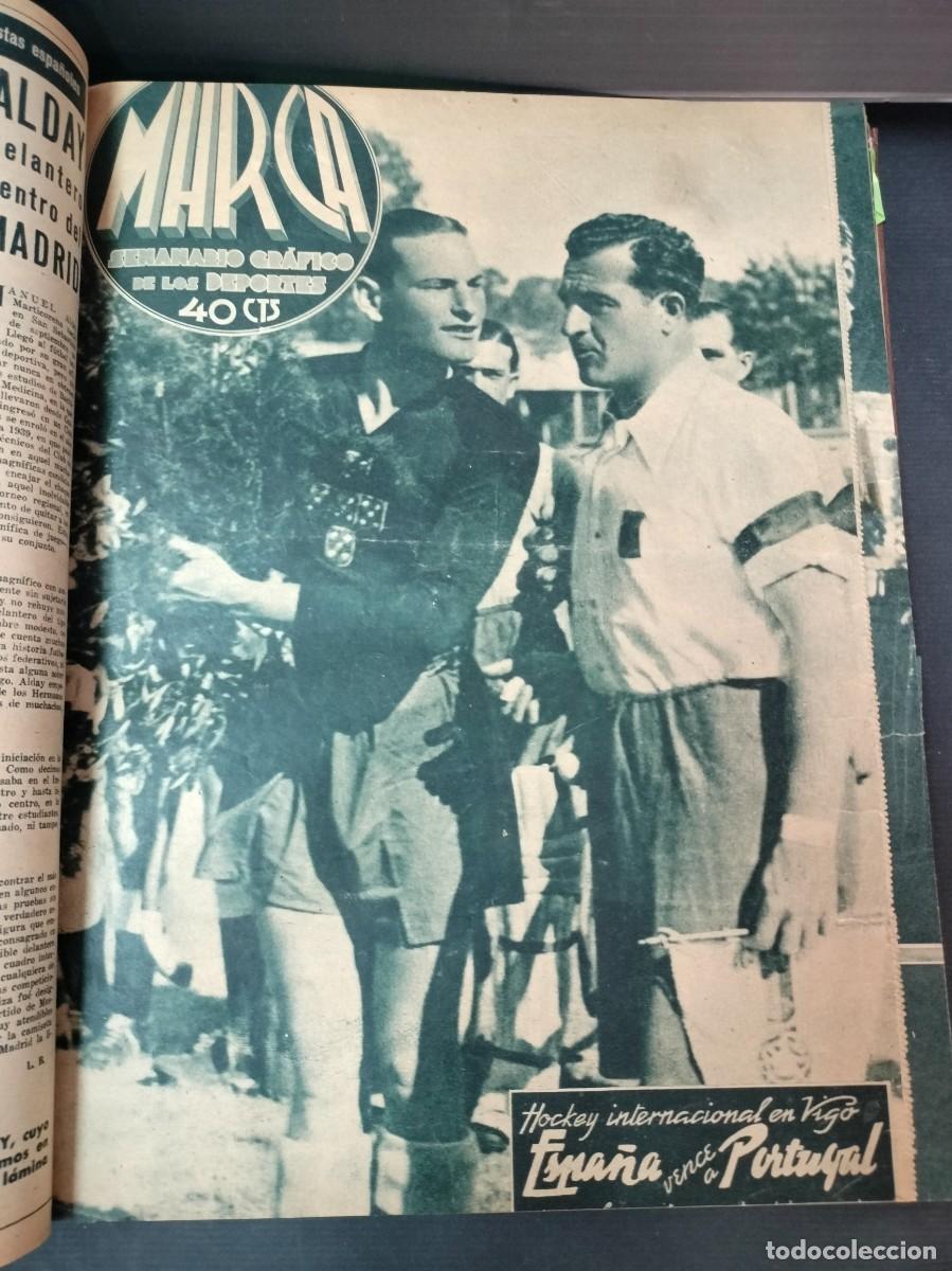 Sammelleidenschaft Sport: MAGNIFICO TOMO MARCA SEMANARIO GRAFICO TOMO CON 17 Nos ENTRE 1939 Y 1947
