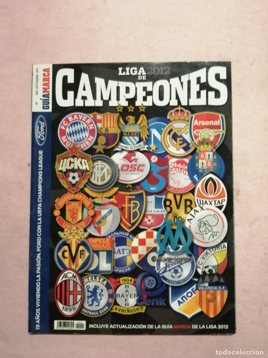 Coleccionismo deportivo: GUIA MARCA. LIGA DE CAMPEONES 2012