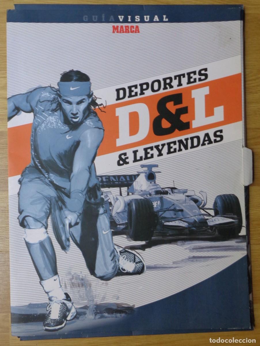 Coleccionismo deportivo: GUIA VISUAL 'DEPORTES & LEYENDAS' - DIARIO MARCA (COMPLETA)