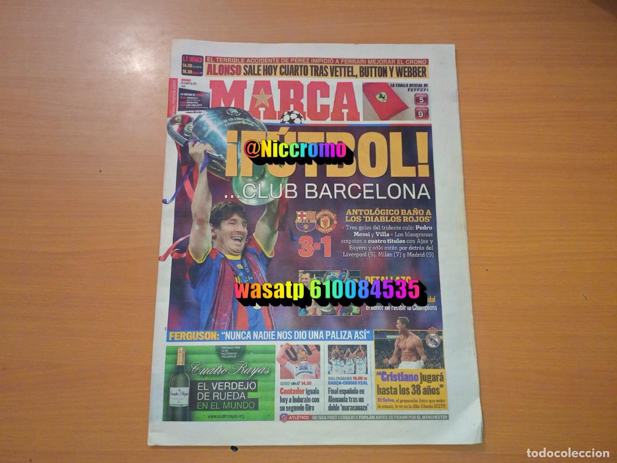 Coleccionismo deportivo: barcelona periodico marca campeon champions league 2011 completo ver fotos niccromo