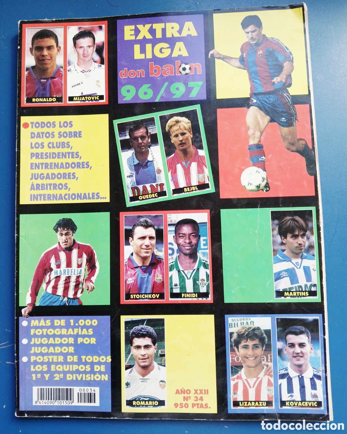 Coleccionismo deportivo: revista extra Liga don bal&oacute;n 96-97