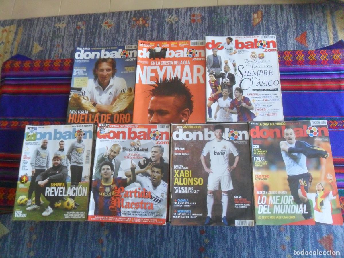 Coleccionismo deportivo: LOS &Uacute;LTIMOS, 58 N&ordm; DON BAL&Oacute;N ENTRE N&ordm; 1812 Y 1870 Y &Uacute;LTIMO, P&Oacute;STER MESSI BOTA DE ORO 10, DORSALES 07