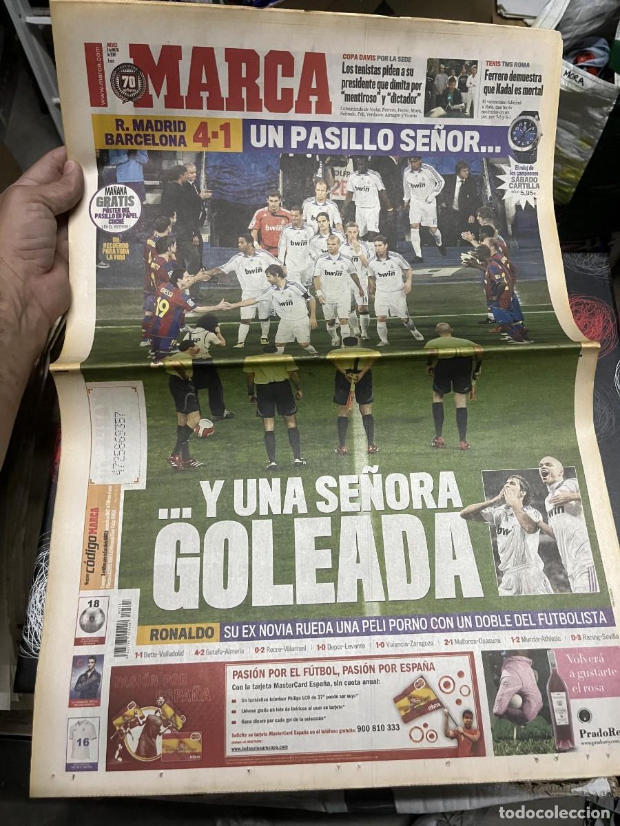 Coleccionismo deportivo: MARCA (8-5-2008)PASILLO REAL MADRID 4-1 BARCELONA COPA DAVIS TENIS FERRERO RONALDO KOBE BRYANT GASOL