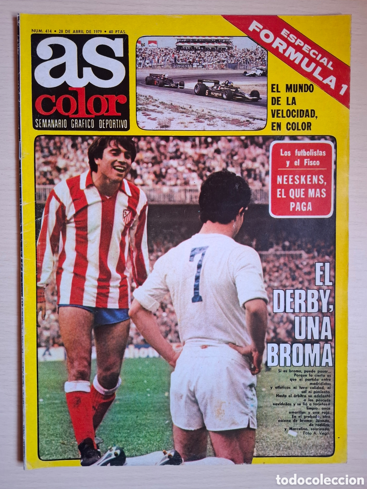 Coleccionismo deportivo: As Color Abril 1979 Poster Celta de Vigo 78/79