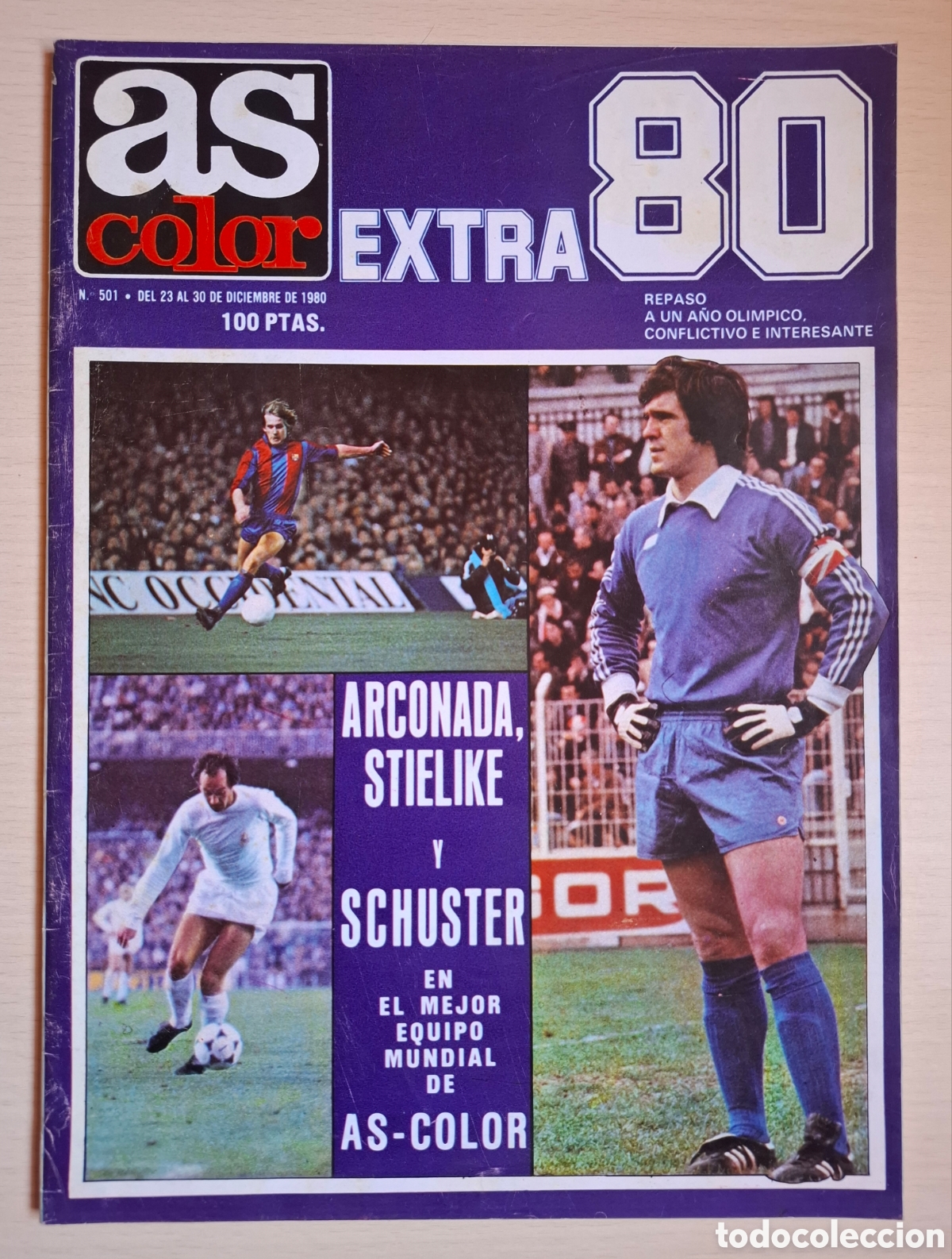 Coleccionismo deportivo: As Color Diciembre 1980 Extra 80