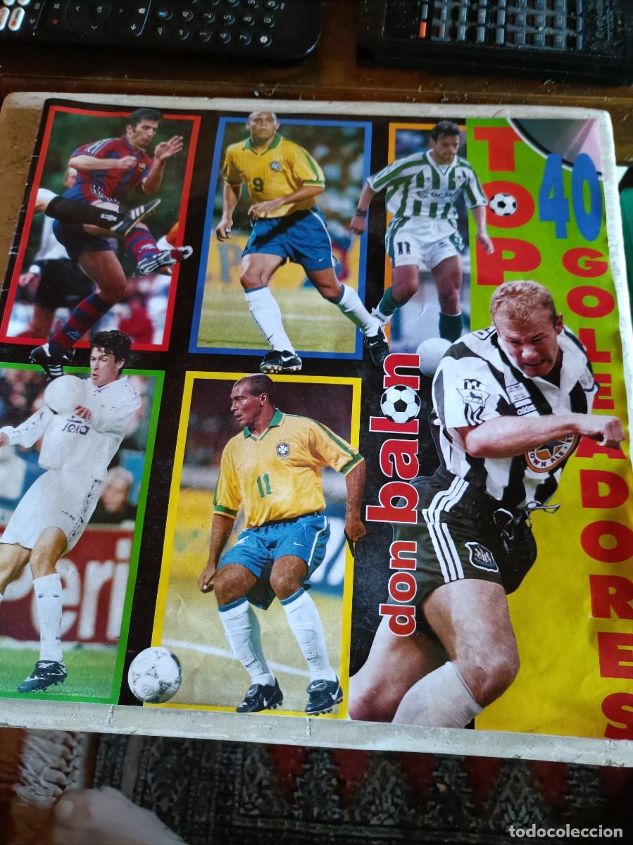 Coleccionismo deportivo: REVISTA &Aacute;LBUM DON BAL&Oacute;N - TOP 40 GOLEADORES
