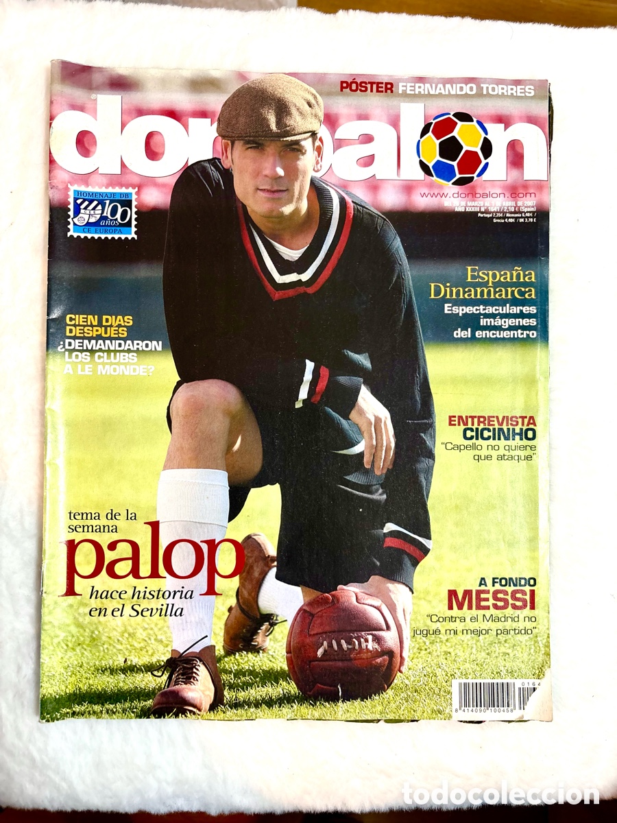 Coleccionismo deportivo: F&uacute;tbol don bal&oacute;n 1641 - NO P&Oacute;STER - Messi - Palop Sevilla - Guerin - Espa&ntilde;a