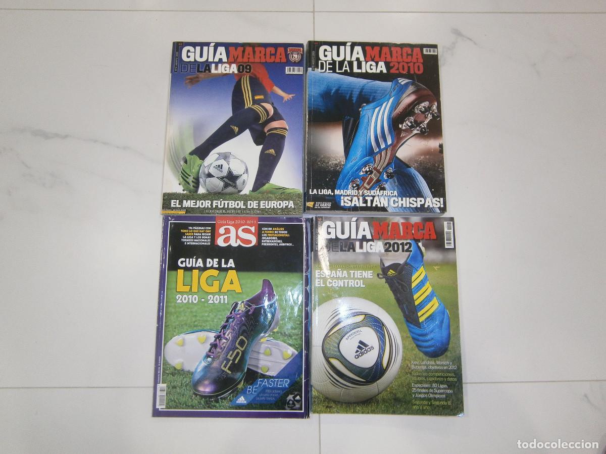 Coleccionismo deportivo: Gu&iacute;a MARCA y AS de la Liga a&ntilde;os 2008 a 2012