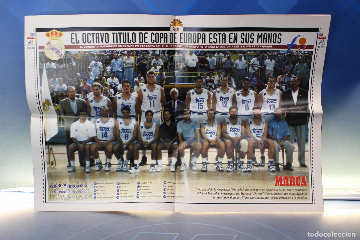 Coleccionismo deportivo: Baloncesto: Marca, Final Four Zaragoza95. - Foto 4