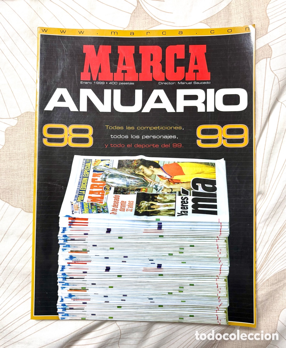 Coleccionismo deportivo: Anuario MARCA 98/99 (Edici&oacute;n Especial Enero 1999) Vintage