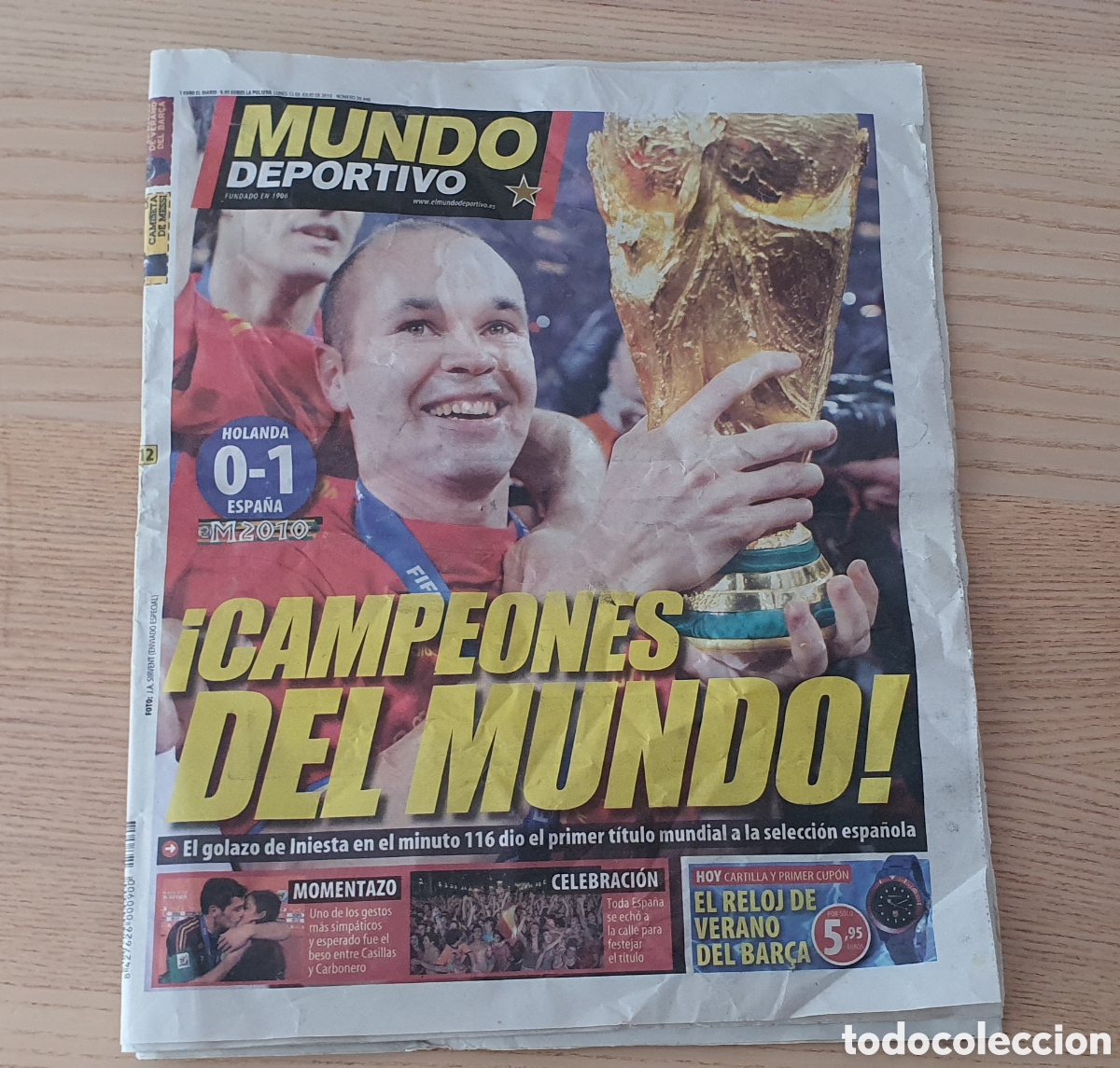 Coleccionismo deportivo: Mundo Deportivo Mundial 2010