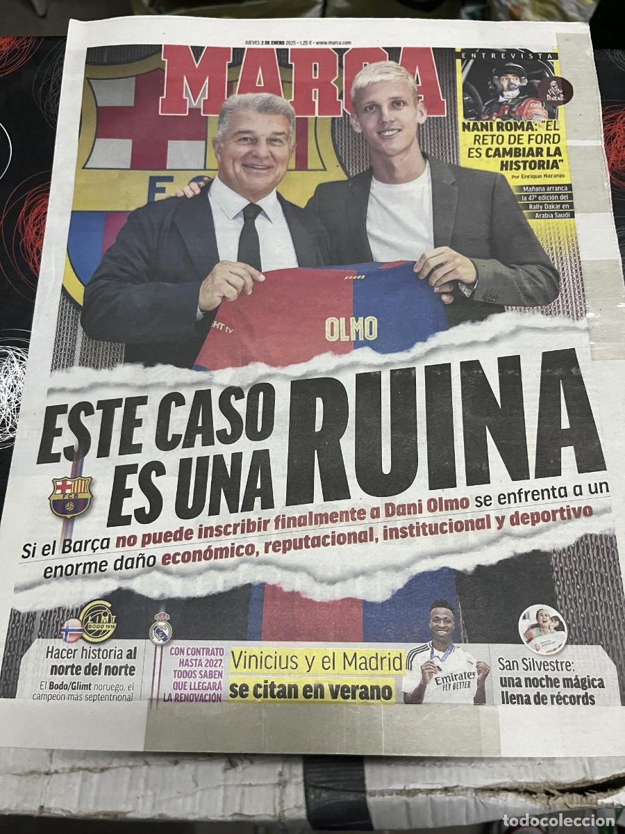 Coleccionismo deportivo: MARCA (2-1-2025) BARCELONA CASO OLMO NANI ROMA RALLY DAKAR BODO GLIMT