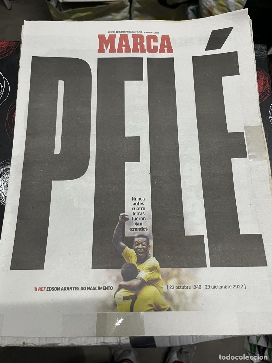 Coleccionismo deportivo: MARCA (30-12-2022) FALLECIMIENTO MUERTE PELE BRASIL