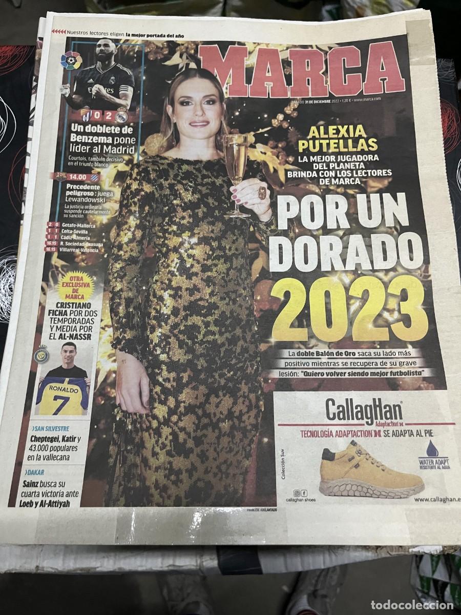 Coleccionismo deportivo: MARCA (31-12-2022) ALEXIA PUTELLAS VALLADOLID 0-2 REAL MADRID FICHAJE AL-NASSR CRISTIANO RONALDO