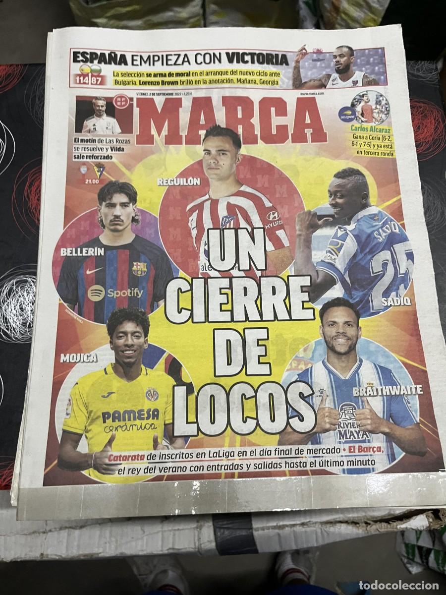 Coleccionismo deportivo: MARCA (2-9-2022) ESPA&Ntilde;A 114-87 LITUANIA BALONCESTO EUROPEO HOY CELTA CADIZ VILDA REGUILON MOJICA