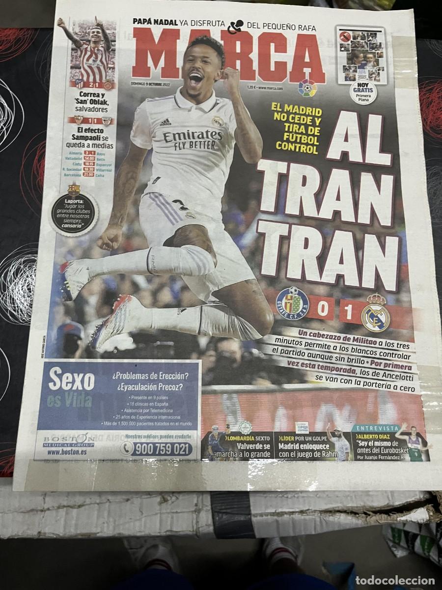 Coleccionismo deportivo: MARCA (9-10-2022) ATLETICO 2-1 GIRONA RODRYGO GETAFE 0-1 REAL MADRID SEVILLA 1-1 ATHLETIC BILBAO