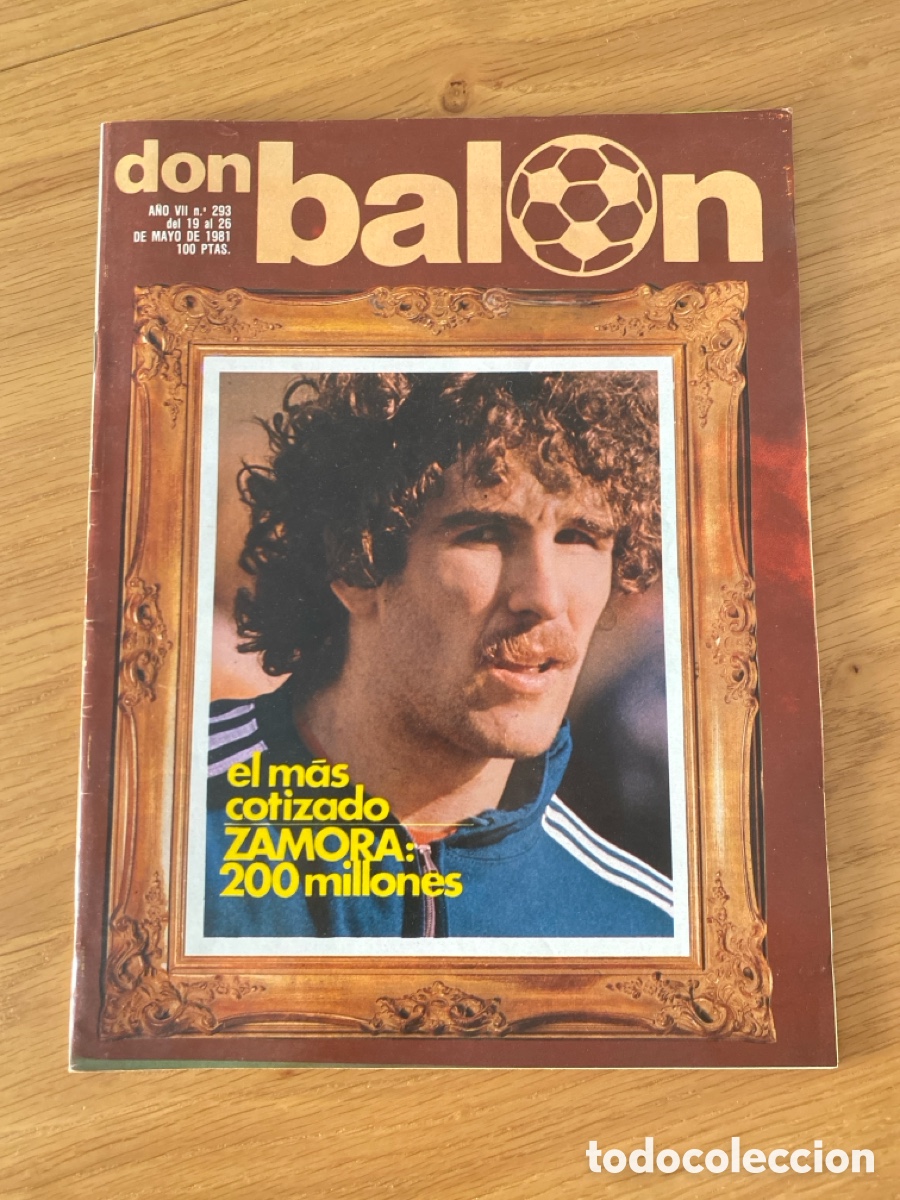 Coleccionismo deportivo: Don bal&oacute;n 293 - Puskas - Liverpool - Zaragoza - Salamanca - Mundial 82 - Masip - Eurobasket - Zamora