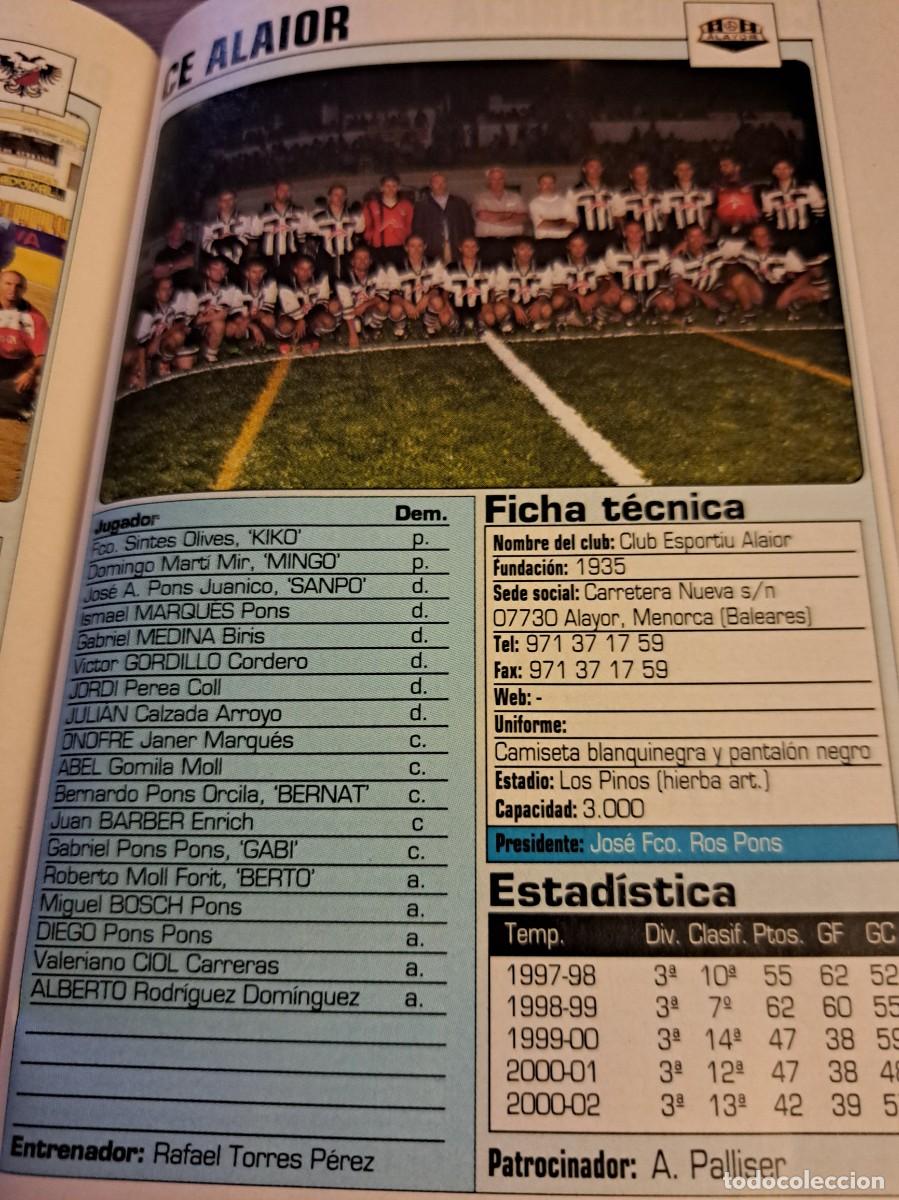 Sports collectibles: Foto plantilla y jugadores Don Bal&oacute;n 2002-03. CE Alaior