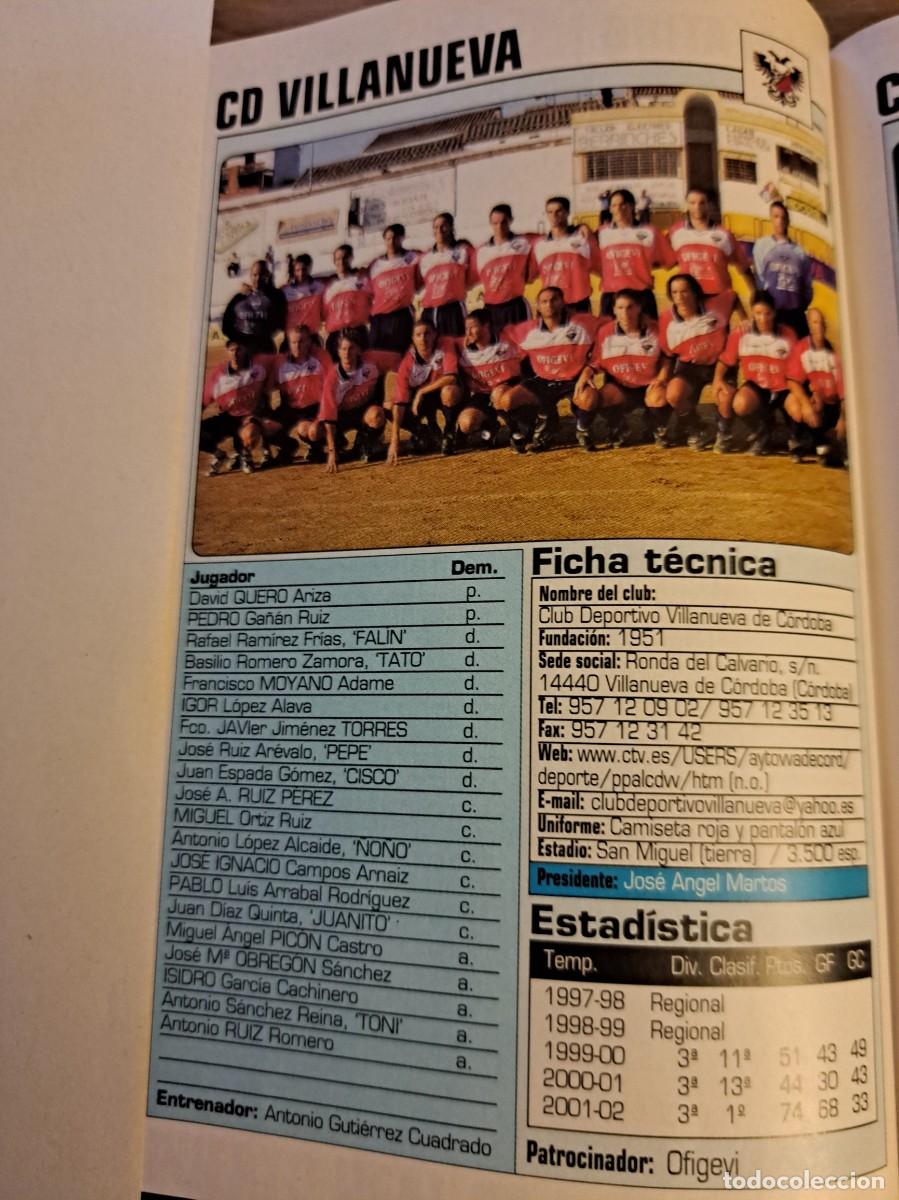 Sports collectibles: Foto plantilla y jugadores Don Bal&oacute;n 2002-03. CD Villanueva