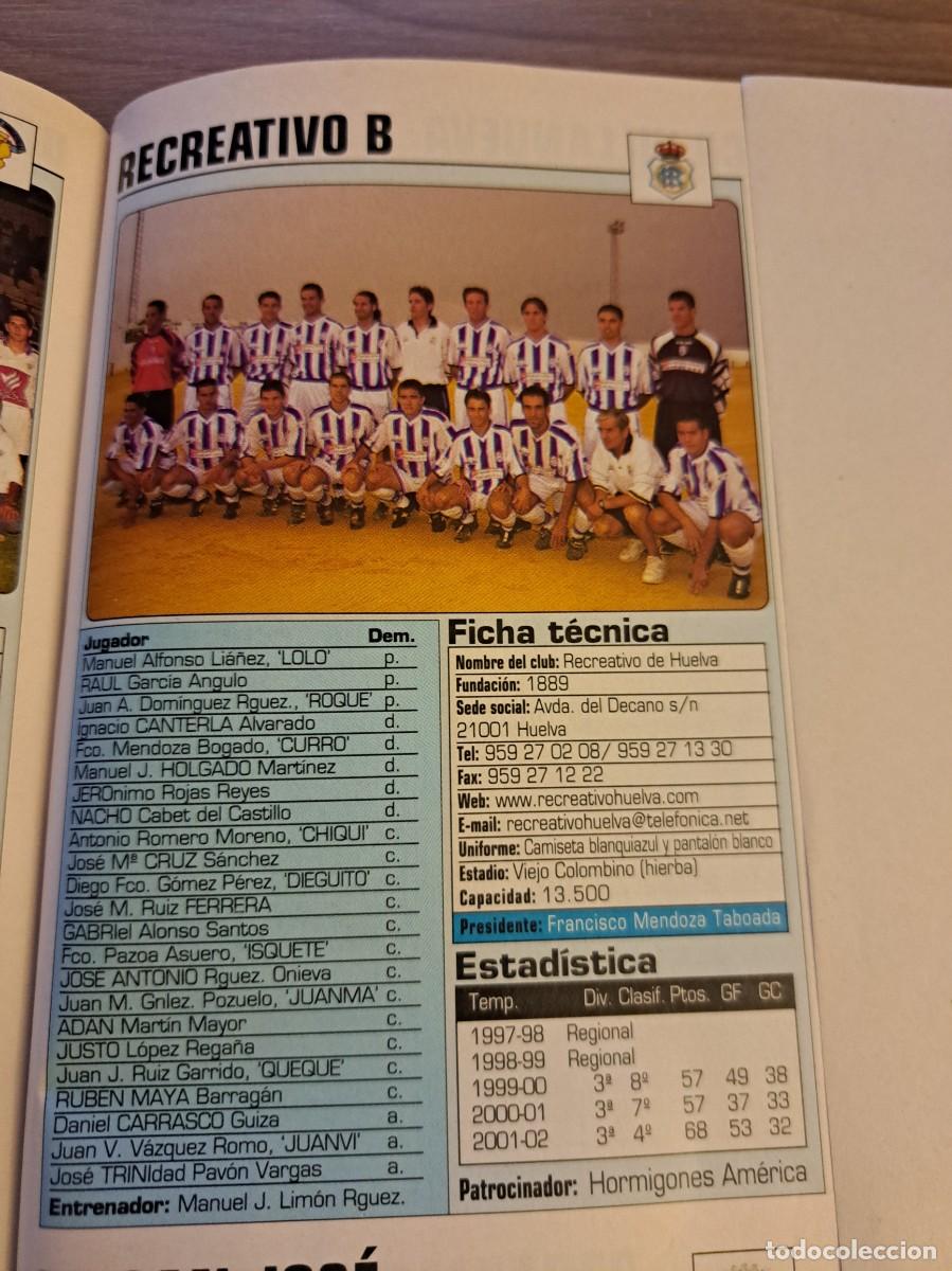 Sports collectibles: Foto plantilla y jugadores Don Bal&oacute;n 2002-03. Recreativo Huelva B