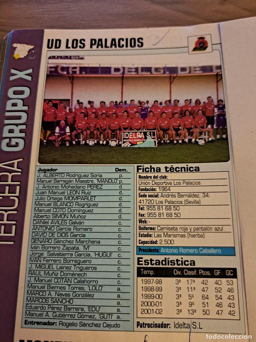 Sports collectibles: Foto plantilla y jugadores Don Bal&oacute;n 2002-03. UD Los Palacios