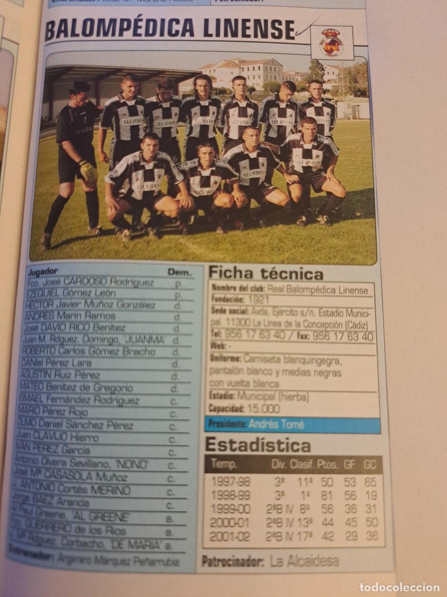 Sports collectibles: Foto plantilla y jugadores Don Bal&oacute;n 2002-03. Balompedica Linense