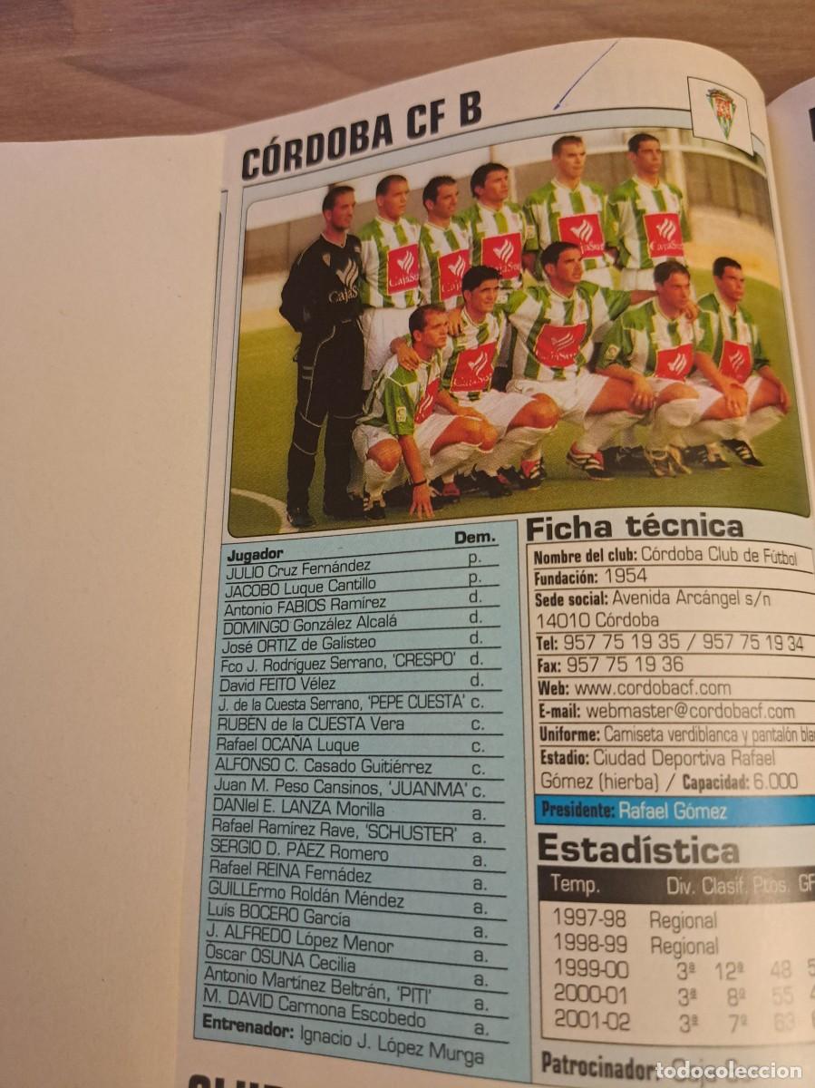 Sports collectibles: Foto plantilla y jugadores Don Bal&oacute;n 2002-03. C&oacute;rdoba CF B