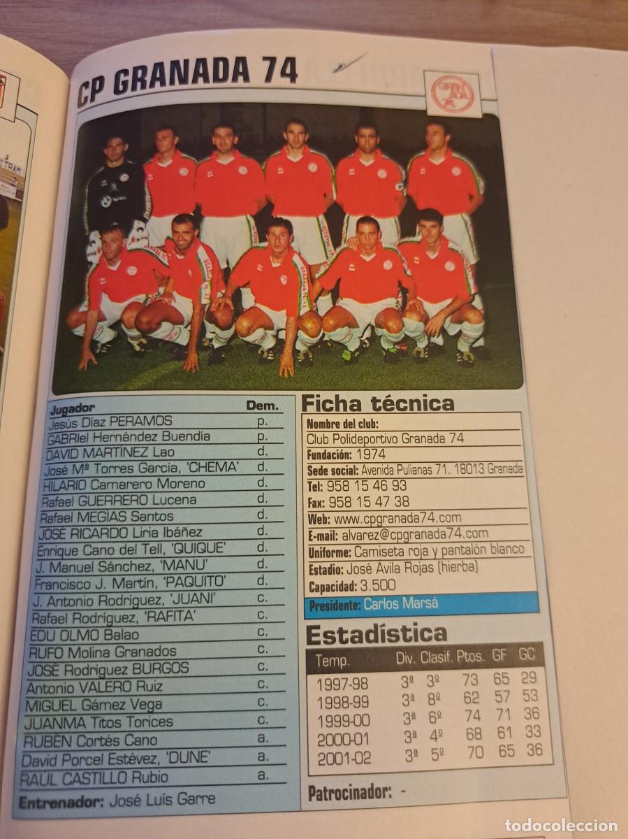 Sports collectibles: Foto plantilla y jugadores Don Bal&oacute;n 2002-03. CP Granada 74
