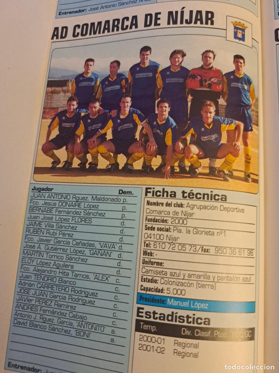 Sports collectibles: Foto plantilla y jugadores Don Bal&oacute;n 2002-03. AD Comarca de Nijar