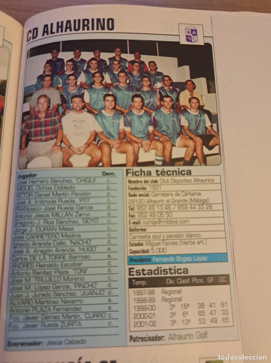 Sports collectibles: Foto plantilla y jugadores Don Bal&oacute;n 2002-03. CD Alhaurino