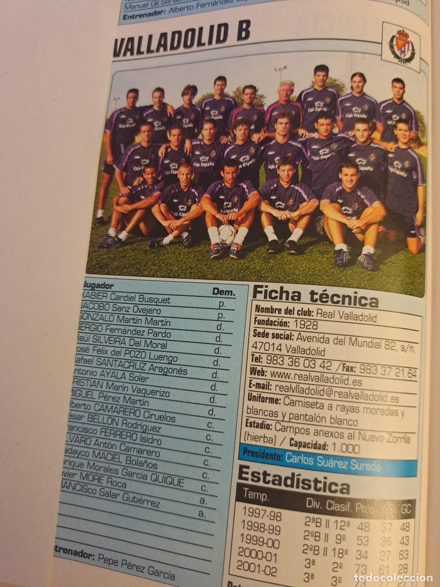 Collectionnisme sportif: Foto plantilla y jugadores Don Bal&oacute;n 2002-03. Real Valladolid B