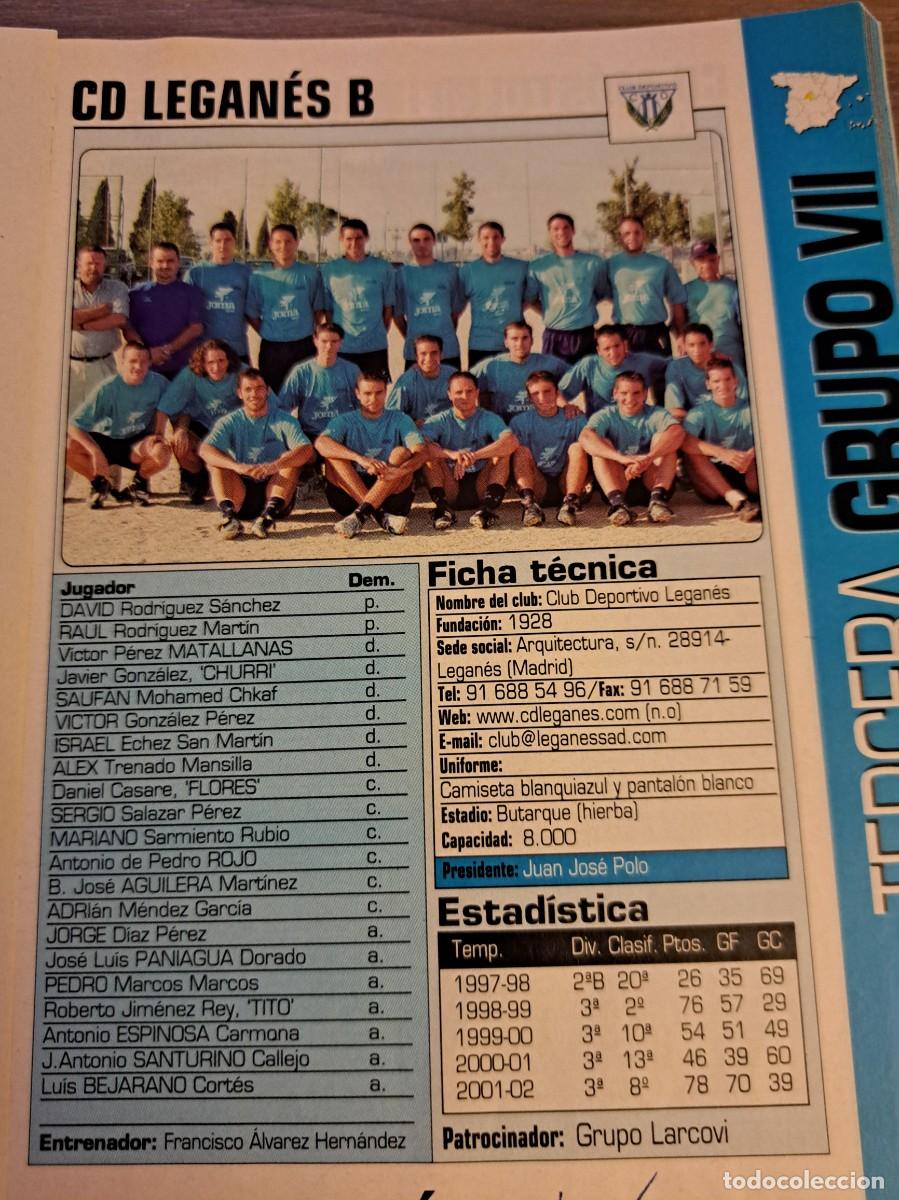 Coleccionismo deportivo: Foto plantilla y jugadores Don Bal&oacute;n 2002-03. CD Legan&eacute;s B