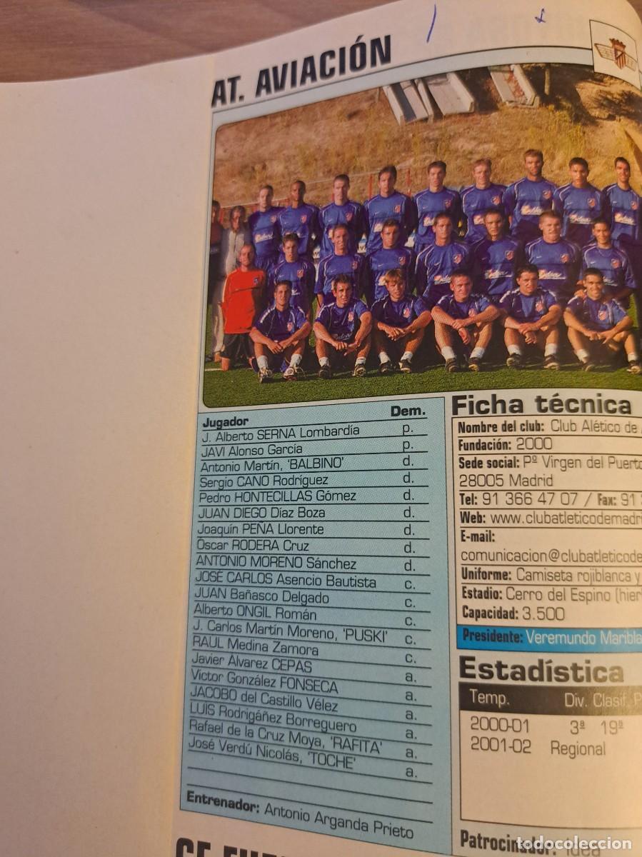 Coleccionismo deportivo: Foto plantilla y jugadores Don Bal&oacute;n 2002-03. Atl&eacute;tico Aviaci&oacute;n
