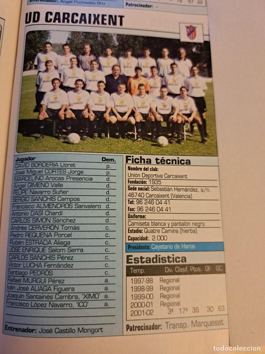 Colecionismo desportivo: Foto plantilla y jugadores Don Bal&oacute;n 2002-03. UD Carcaixent