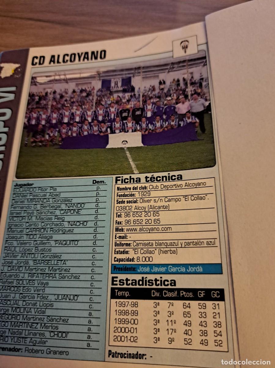 Coleccionismo deportivo: Foto plantilla y jugadores Don Bal&oacute;n 2002-03. CD Alcoyano