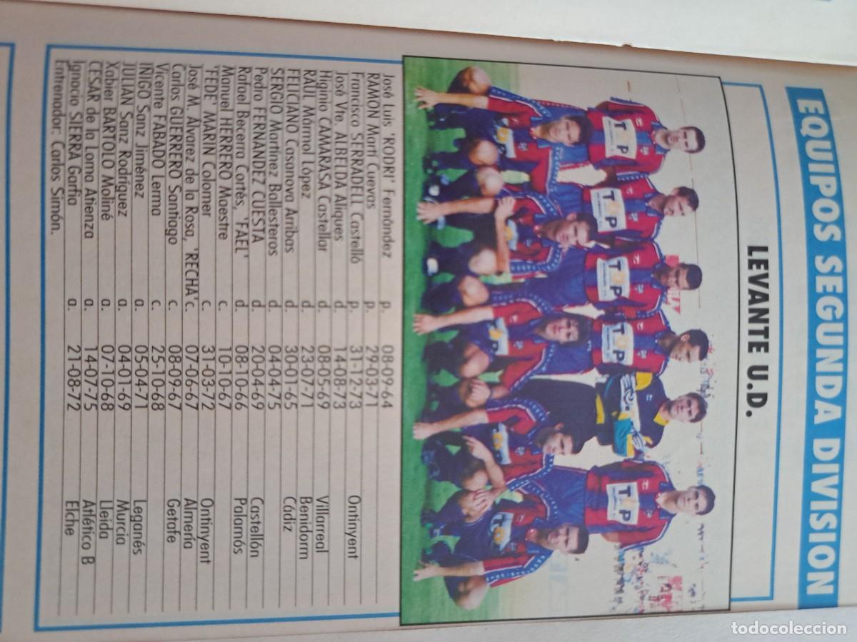 Coleccionismo deportivo: Foto plantilla y jugadores Don Bal&oacute;n 1995-96. Levante UD