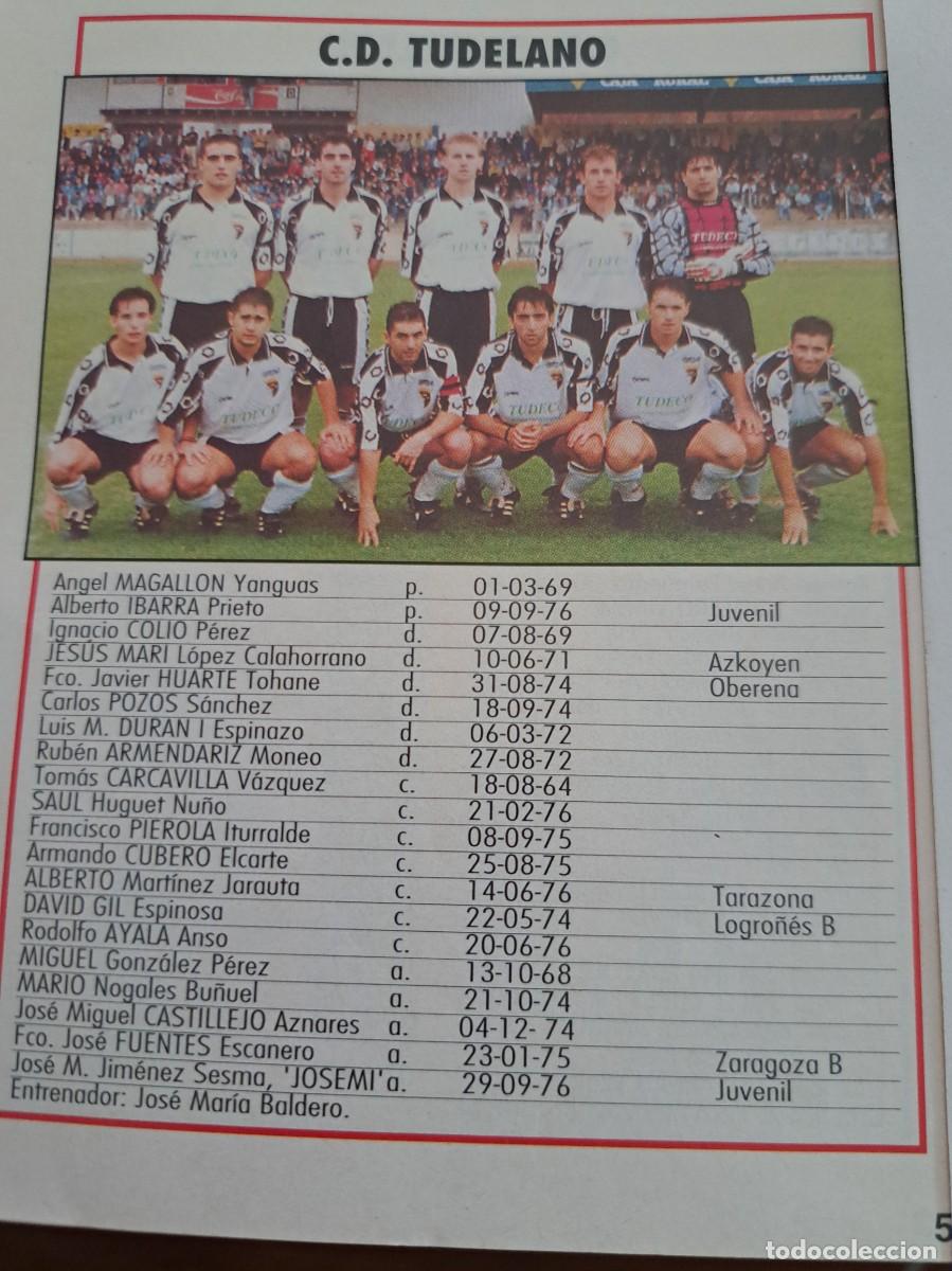 Coleccionismo deportivo: Foto plantilla y jugadores Don Bal&oacute;n 1995-96. CD Tudelano