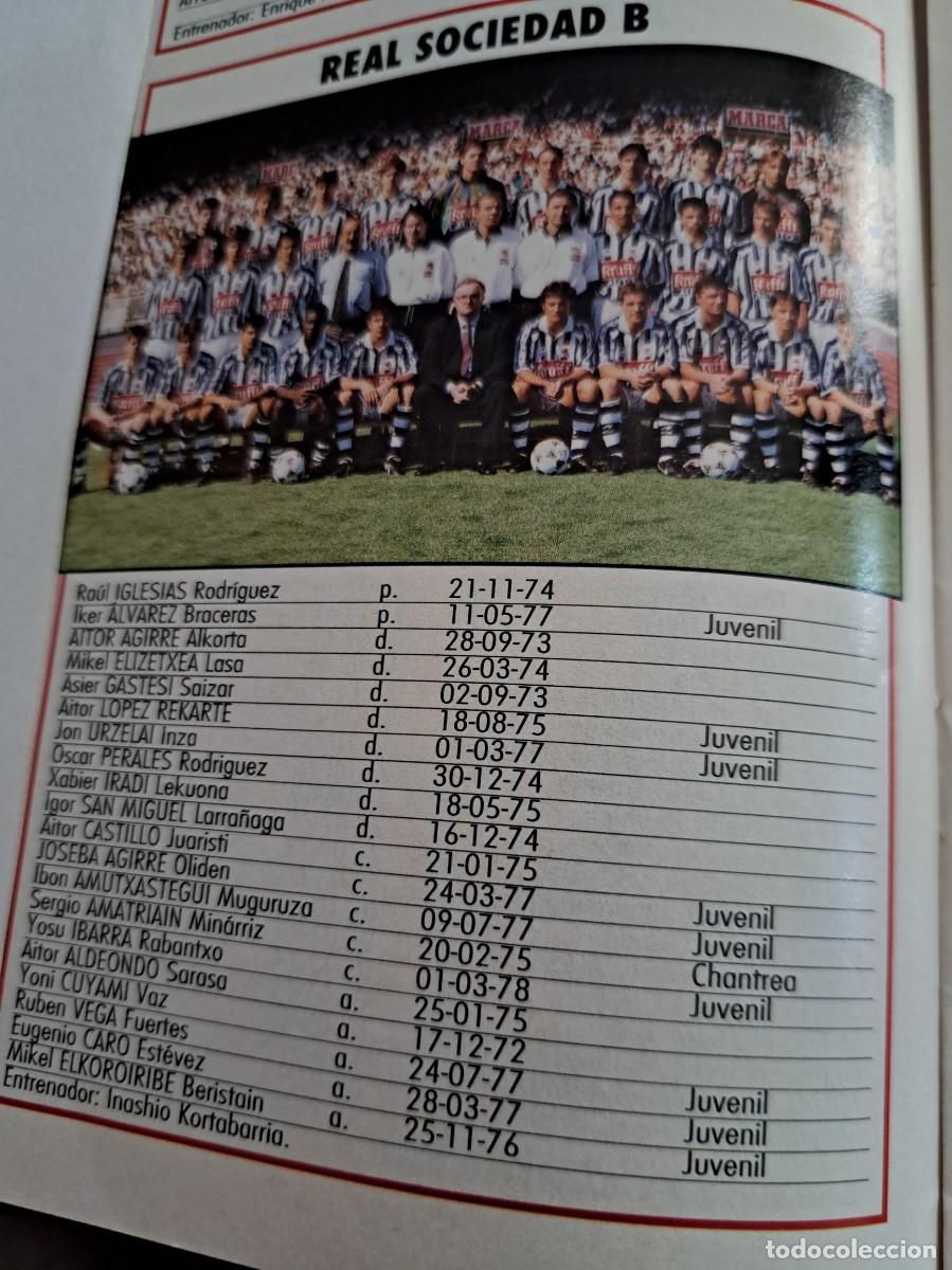 Coleccionismo deportivo: Foto plantilla y jugadores Don Bal&oacute;n 1995-96. Real Sociedad B